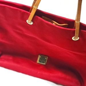 Red Dooney & Bourke Over-the-shoulder purse with leather straps